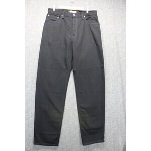 Levis 550 Black Denim Jeans 36x36 Relaxed Fit